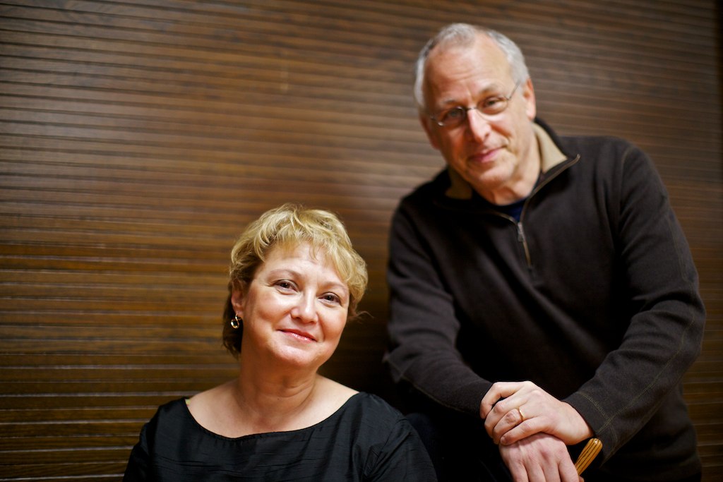 The Manhattan School of Music Brass Orchestra, under the direction of Mark Gould (right), and The University of Scranton Singers, under the direction of Cheryl Y. Boga (left), will perform Sunday, March 29, at 7:30 p.m. in the Houlihan-McLean Center. The concert is free of charge and open to the public.