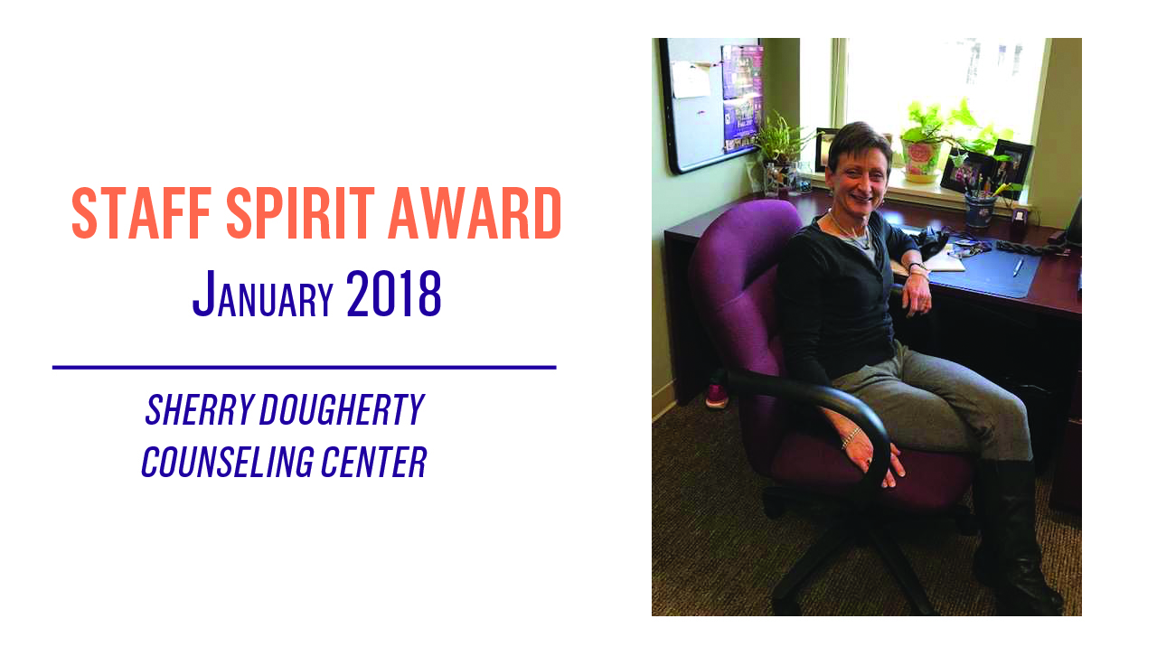 January 2018 Staff Spirit Award