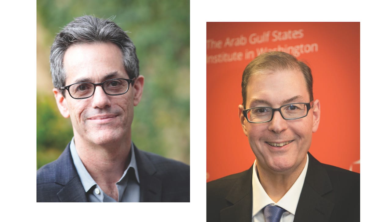 David N. Myers, Ph.D., and Hussein Ibish, Ph.D., will present “Shared Past, Divergent Courses: Zionism and Palestinian Nationalism, Part 3, The Israel-Palestinian Conflict, 1979-Present” at the Schemel Forum’s World Affairs Luncheon Seminar at The University of Scranton on Monday, March 19.