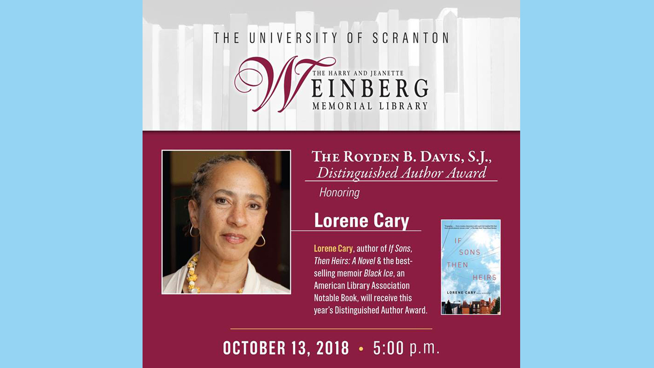Lorene Cary - Distinguished Author Award!
