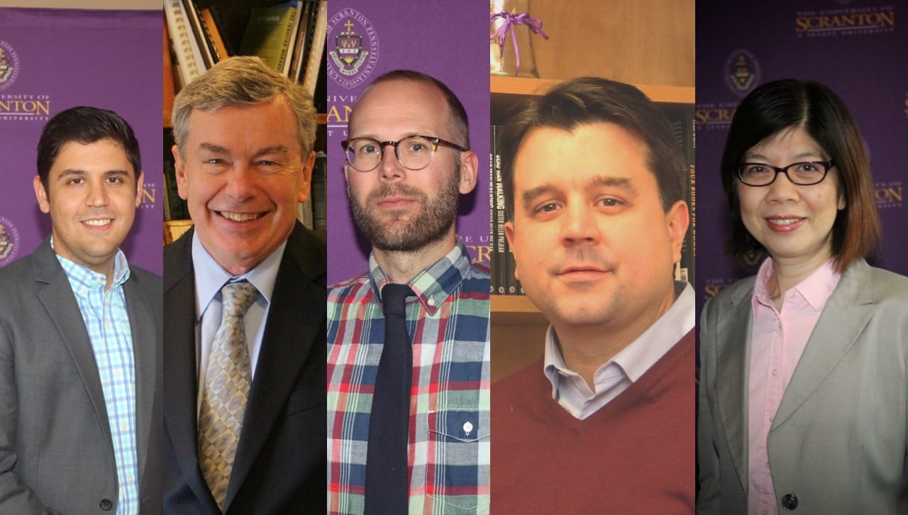 Five University faculty presented at the National Taiwan University-Scranton Philosophy Symposium, which took place at the National Taiwan University earlier this year. 