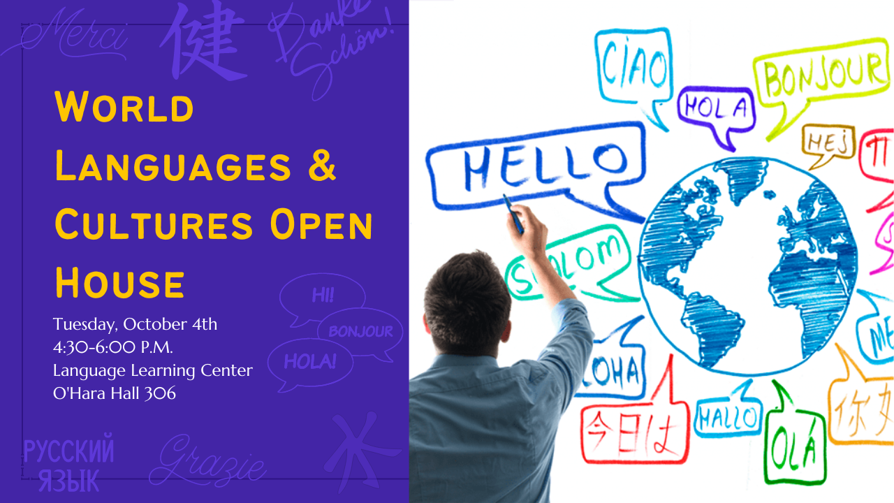 World Languages and Cultures Open House Oct. 4 image