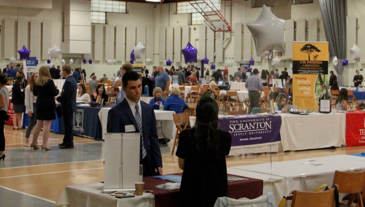 More than 120 businesses, colleges and other organizations will be on campus seeking candidates for employment, internships, service and graduate school, presenting opportunities for students and alumni of all majors at The University of Scranton’s Career Expo on Thursday, March 30, from noon to 3 p.m. in the Byron Recreation Complex.